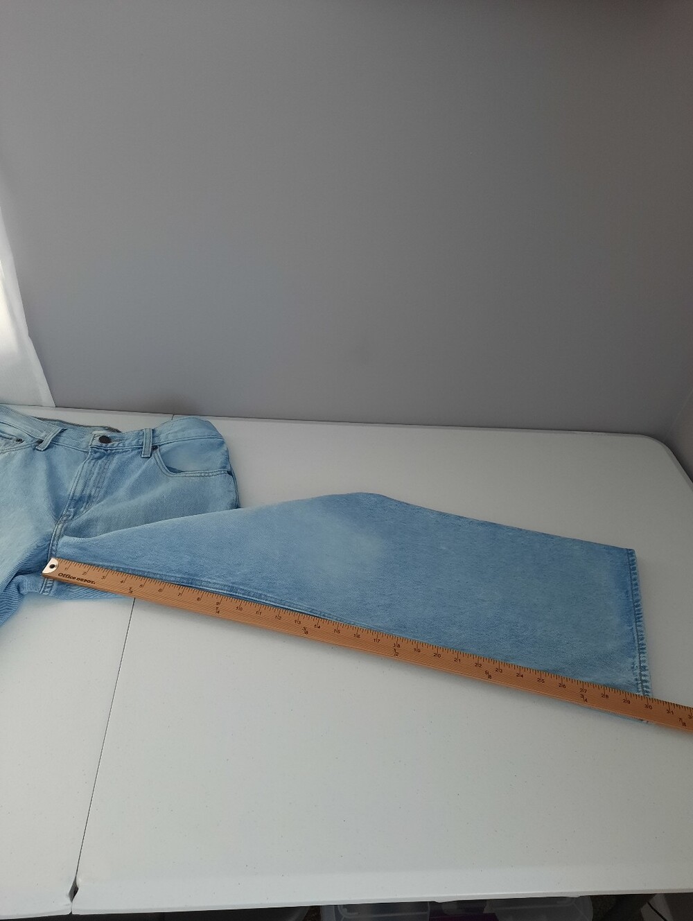 Levi's Middy Loose Boot Mid Rise Wide Leg Bootcut Jeans Easy Days Medium Wash 29 - Picture 12 of 14